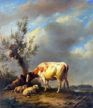  Shepherd Oil Painting - The Shepherds Rest